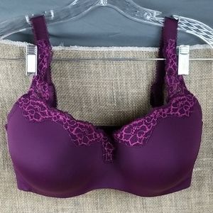 Le Mysterie 36G Bra Plummy Burgundy Balconette